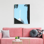 Tabernacle Cross - Martha's wijngaard Canvas Afdruk (Insitu (Woonkamer))