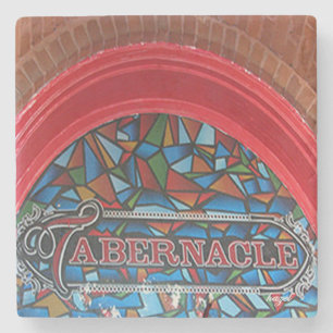 Tabernacle, Downtown, Atlanta Landmark Marble Ston Stenen Onderzetter