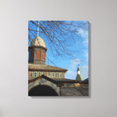 Tabernacle en Church Steeple - Martha's wijntuin Canvas Afdruk (Voorkant)