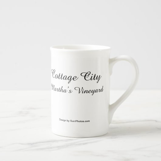 Tabernacle en Church Steeple - Martha's wijntuin Porselein Kop (Rechts)