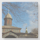 Tabernacle en Church Steeple - Martha's wijntuin Stenen Onderzetter (Voorkant)