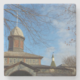 Tabernacle en Church Steeple - Martha's wijntuin Stenen Onderzetter