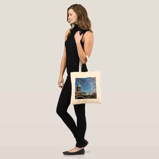 Tabernacle en Church Steeple - Martha's wijntuin Tote Bag (Voorkant (model))