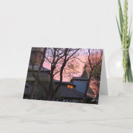 Tabernacle en Church Sunrise - Martha's wijntuin Kaart