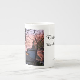 Tabernacle en Church Sunrise - Martha's wijntuin Porselein Kop