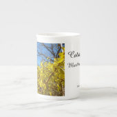 Tabernacle en Forsythia - Martha's wijngaard Porselein Kop (Voorkant)