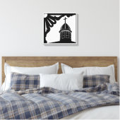 Tabernacle en Gingerbrood - Martha's wijntuin Can Canvas Afdruk (Insitu (Slaapkamer))