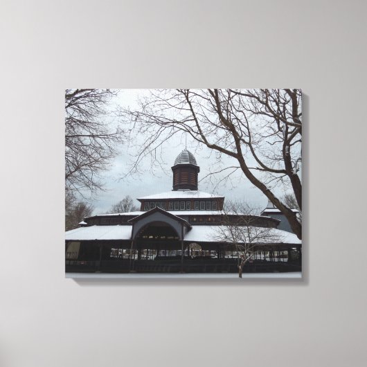 Tabernacle en Sneeuwgrijze hemden - Martha's wijng Canvas Afdruk (Voorkant)