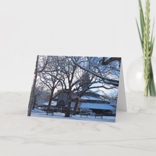 Tabernacle Morning After Snow - Martha's wijntuin Kaart (Voorkant)