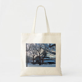Tabernacle Morning After Snow - Martha's wijntuin Tote Bag