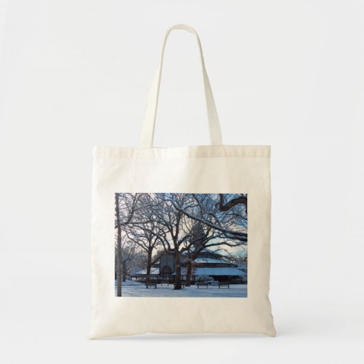 Tabernacle Morning After Snow - Martha's wijntuin Tote Bag (Voorkant)