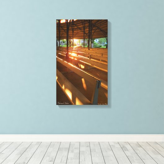 Tabernacle Solstice - Martha's wijngaard Canvas Afdruk (Insitu (Houten vloer))