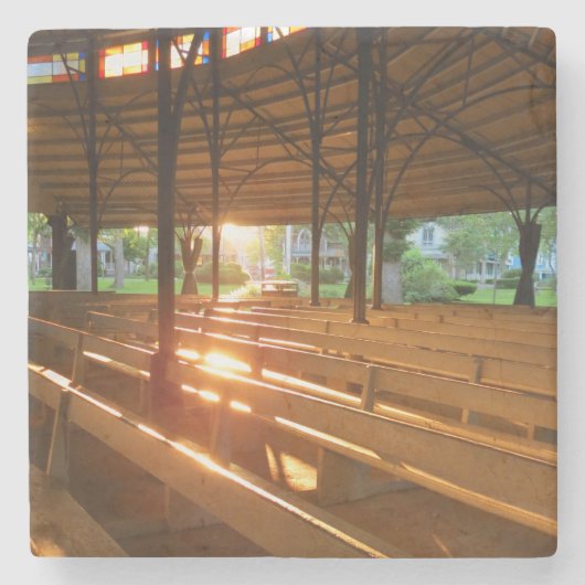 Tabernacle Solstice - Martha's wijngaard Stenen Onderzetter (Voorkant)