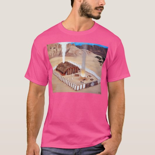 Tabernakel in het Wilderness Baseball Sleeve T-shirt (Voorkant)