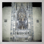 Tabernakel met vier kruipende heiligen poster (Voorkant)