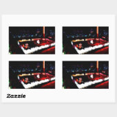 Tabernakel van God in de Wildernis Rechthoekige Sticker (Vel)