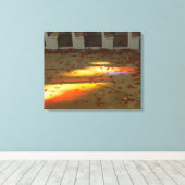 Tabernakelbladeren en licht - Martha's wijngaard Canvas Afdruk (Insitu (Houten vloer))