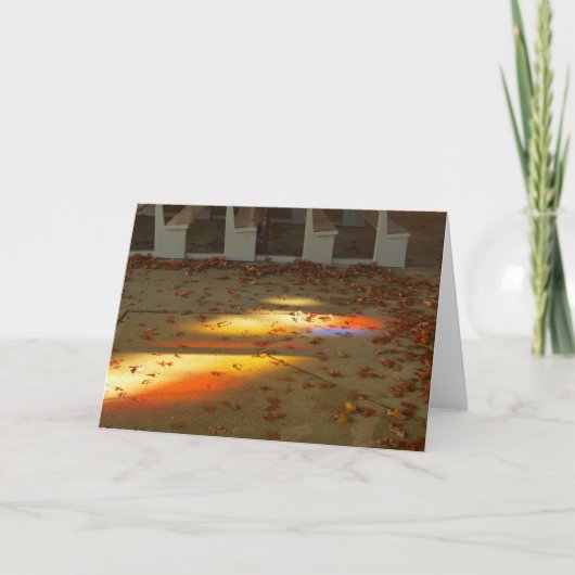 Tabernakelbladeren en licht - Martha's wijngaard Kaart (Voorkant)