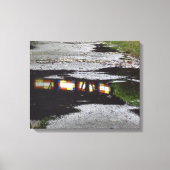 Tabernakelvensterreflectie - Martha's wijntuin Canvas Afdruk (Voorkant)