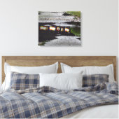 Tabernakelvensterreflectie - Martha's wijntuin Canvas Afdruk (Insitu (Slaapkamer))