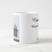 Tabernakskruis in sneeuw - Martha's wijntuin Grote Koffiekop (Voorkant)