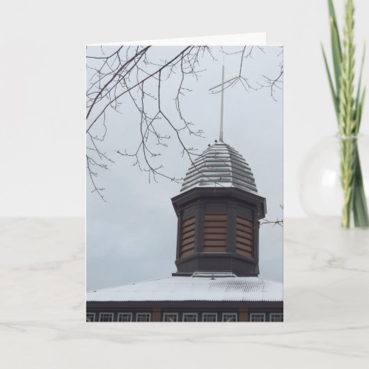 Tabernakskruis in sneeuw - Martha's wijntuin Kaart (Voorkant)