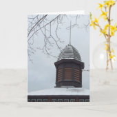 Tabernakskruis in sneeuw - Martha's wijntuin Kaart (Gele Bloem)