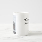 Tabernakskruis in sneeuw - Martha's wijntuin Porselein Kop (Voorkant)