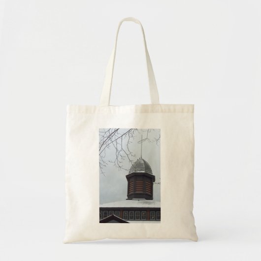 Tabernakskruis in sneeuw - Martha's wijntuin Tote Bag (Voorkant)