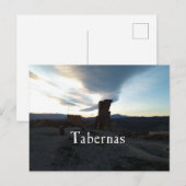 Tabernas Moorse kasteel ruïne Briefkaart (Voorkant / Achterkant)