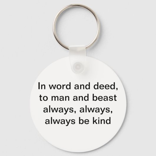 Tabethan Motto Sleutelhanger (Voorkant)