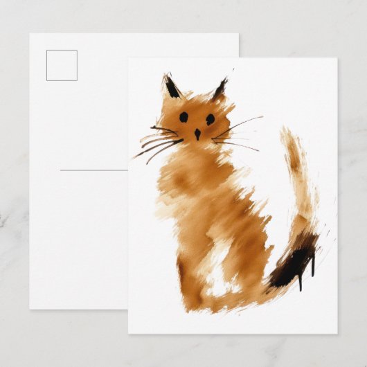Tabi kat briefkaart (Voorkant / Achterkant)