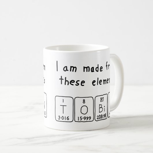 Tabin periodieke mok van de verkoopbenaming (Voorkant rechts)