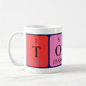 Tabin periodieke mok van de verkoopbenaming (Links)