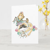 Tabitha en Wenskaart Figaro Kaart (Gele Bloem)