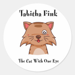 Tabitha Fink ronde Sticker