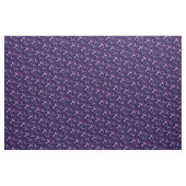 Tabitha letter T monogram hart bloemen stof (Yard (91,4 cm))
