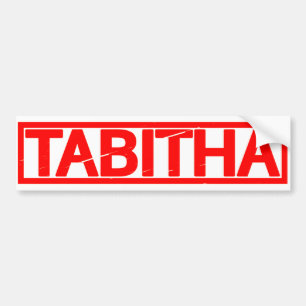 Tabitha Stamp Bumpersticker