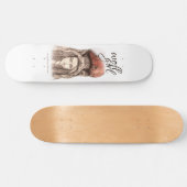 Tabla de Schaats modelo Wolf girl. Persoonlijk Skateboard (Horizontaal)