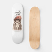 Tabla de Schaats modelo Wolf girl. Persoonlijk Skateboard (Voorkant)