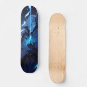 Tabla de Skate Anime Azul con Poderes Mágicos Persoonlijk Skateboard (Voorkant)