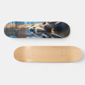 Tabla de Skate Antílope Veloz con Cuernos Persoonlijk Skateboard (Horizontaal)