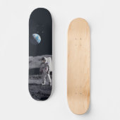 Tabla de Skate Astronauta en la Luna Persoonlijk Skateboard (Voorkant)