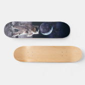 Tabla de Skate Astronauta en la Luna Persoonlijk Skateboard (Horizontaal)