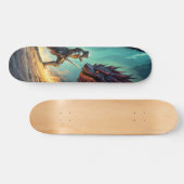 Tabla de Skate Caballero Medieval contra Monstruo Persoonlijk Skateboard (Horizontaal)
