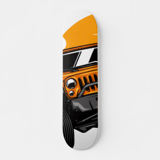 Tabla de Skate Carro Rústico de Color Naranja Persoonlijk Skateboard