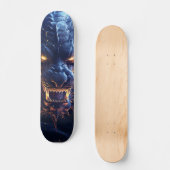 Tabla de Skate Demoníaco dragón azul Persoonlijk Skateboard (Voorkant)