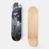 Tabla de Skate Encapuchado Esqueleto del Horror Persoonlijk Skateboard (Voorkant)