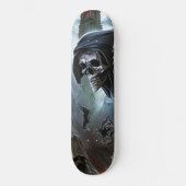 Tabla de Skate Encapuchado Esqueleto del Horror Persoonlijk Skateboard (Voorkant)