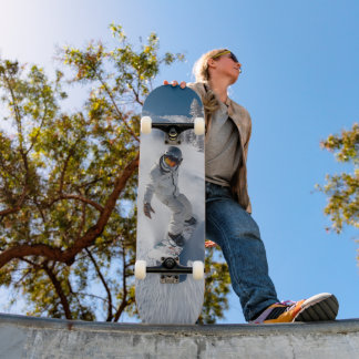 Tabla de Skate Esquiador en la Pista Cuesta Abajo Persoonlijk Skateboard